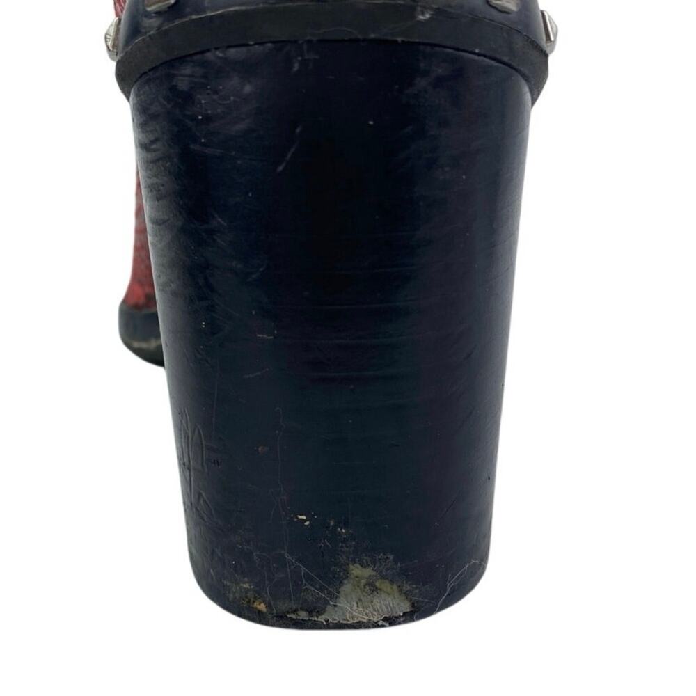 Charles By Charles David Dodger Red Snakeskin Lea… - image 5